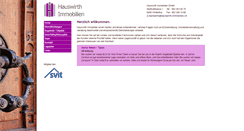 Desktop Screenshot of hauswirth-immobilien.ch