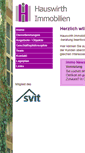 Mobile Screenshot of hauswirth-immobilien.ch
